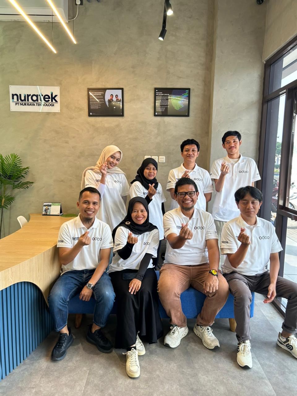NURATEK team during an Odoo implementation workshop with client stakeholders